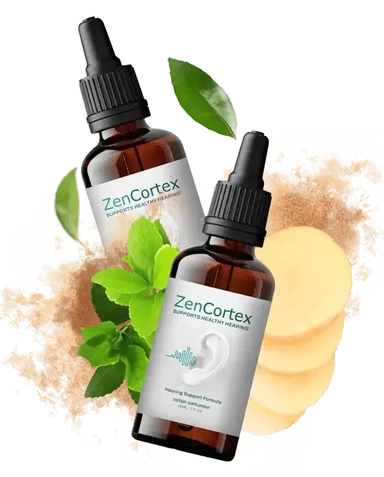 Zencortex 2Bottles with herbal plants